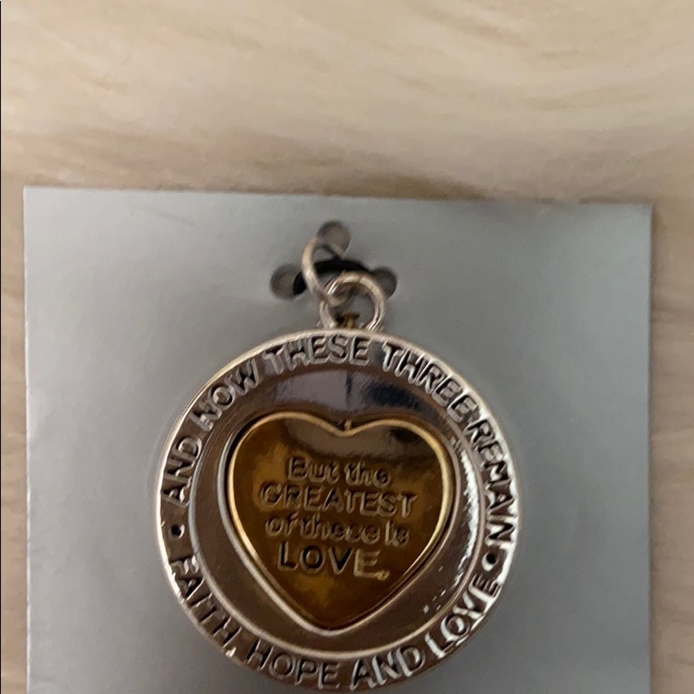 Double Sided Unisex Medal. Meaningful LOVE Medal.